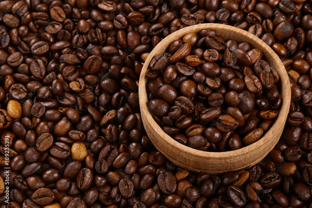 Coffee beans, Grains of coffee background, texture Coffee beans, Grains of coffee background, texture