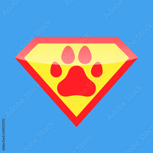 Logo Super Hero Dog