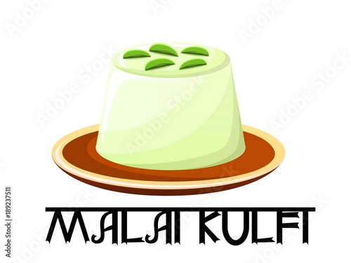 Indian malai kulfi food