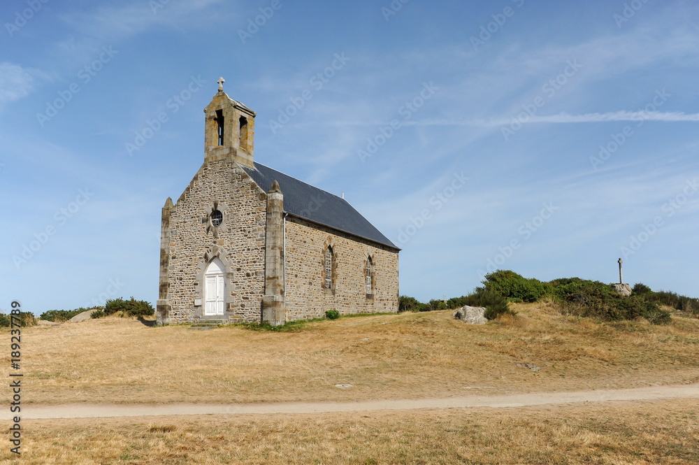 The chapel Saint-Corentin on the Ile de Sein in France