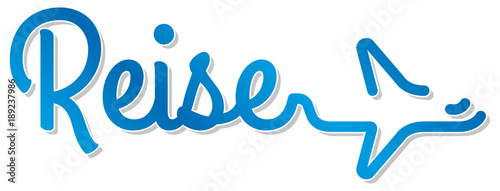 Logo Reise Flugzeug