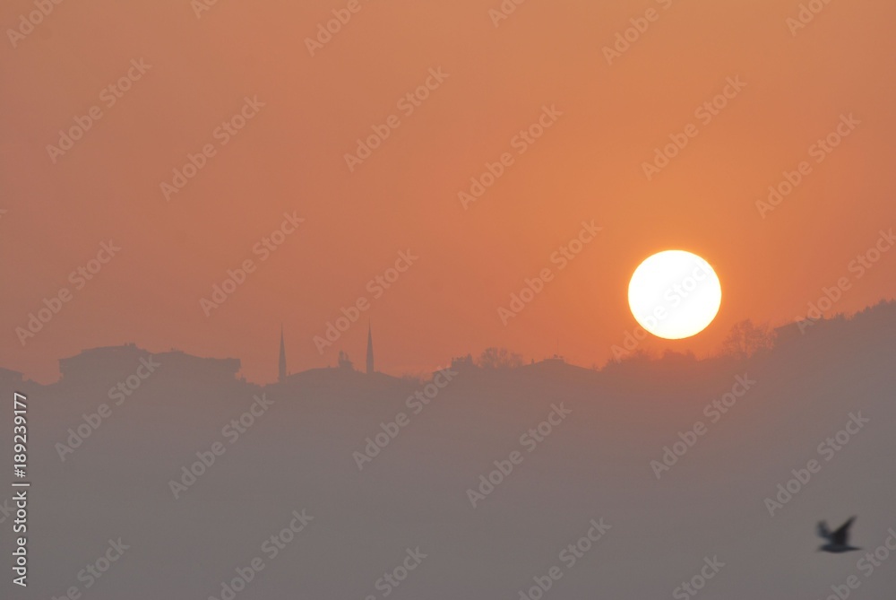 Sunset in Bosphorus