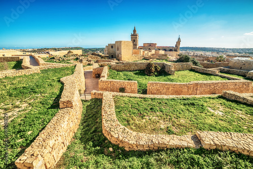 Victoria, Gozo island, Malta: ruins of the Cittadella, also known as Citadel, Castello