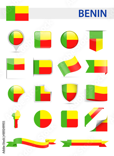 Free Download Benin Flag Vector Set - GFXLoad