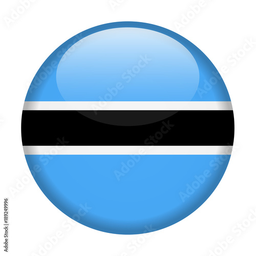 Free Download Botswana Flag Vector Round Icon - GFXLoad