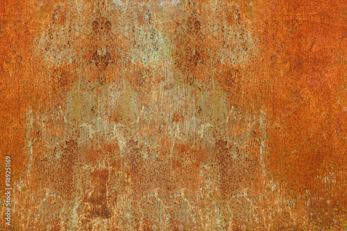 Grunge rusted metal texture, rust background. Oxidized metal background. Old metal iron panel.