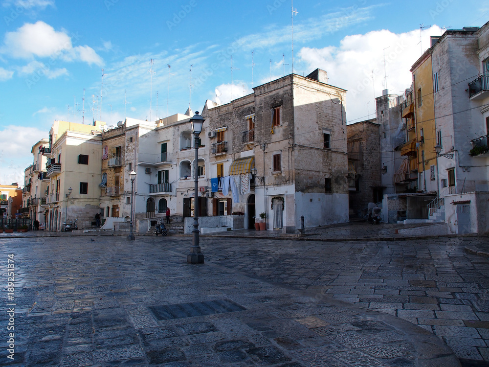 A square in Bari Old Town