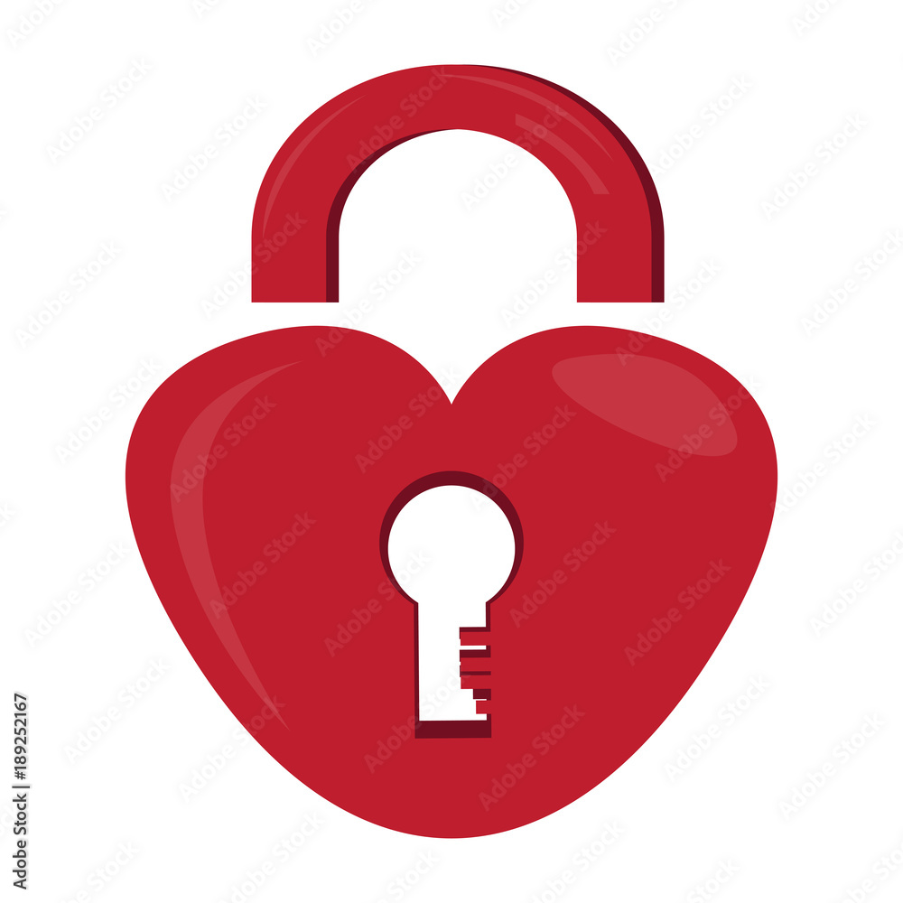 Heart shaped lockpad Heart shaped lockpad