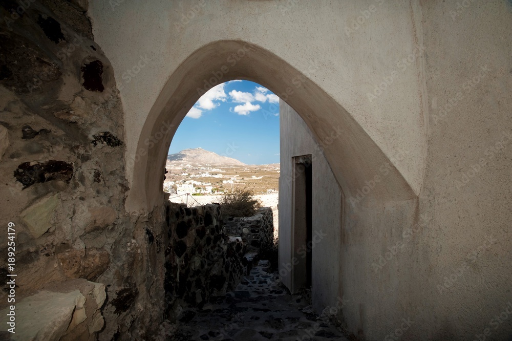 Fototapeta premium beautiful island of Santorini, the Aegean Sea