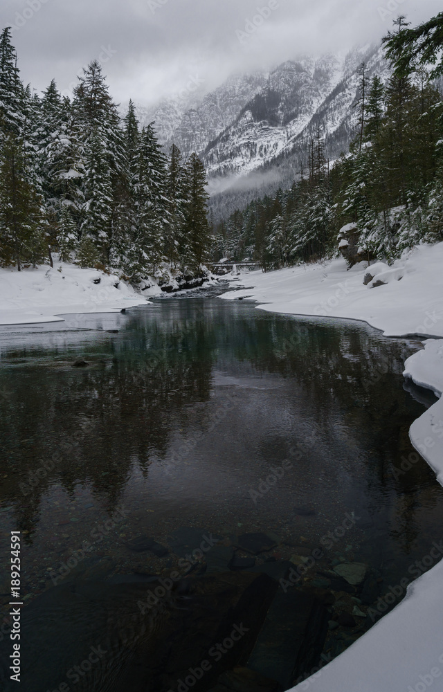A Winter in Glacier National Park