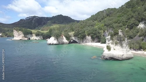 Cathedral Cove in the Coromandel Peninsula, New Zealand photo