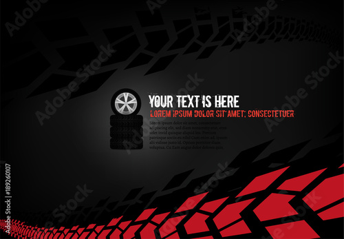 Automotive Tire Background 