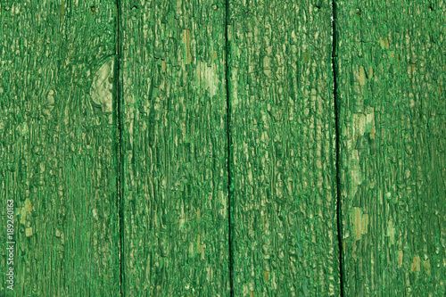 Wood Material Background For Vintage Wallpaper. Green Wooden Fence . Wooden Background. Green Wooden Wall. 