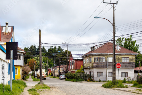 Typical street in Valdivia