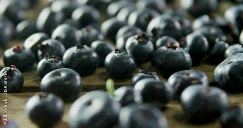Fresh blueberries on wooden table Fresh blueberries on wooden table