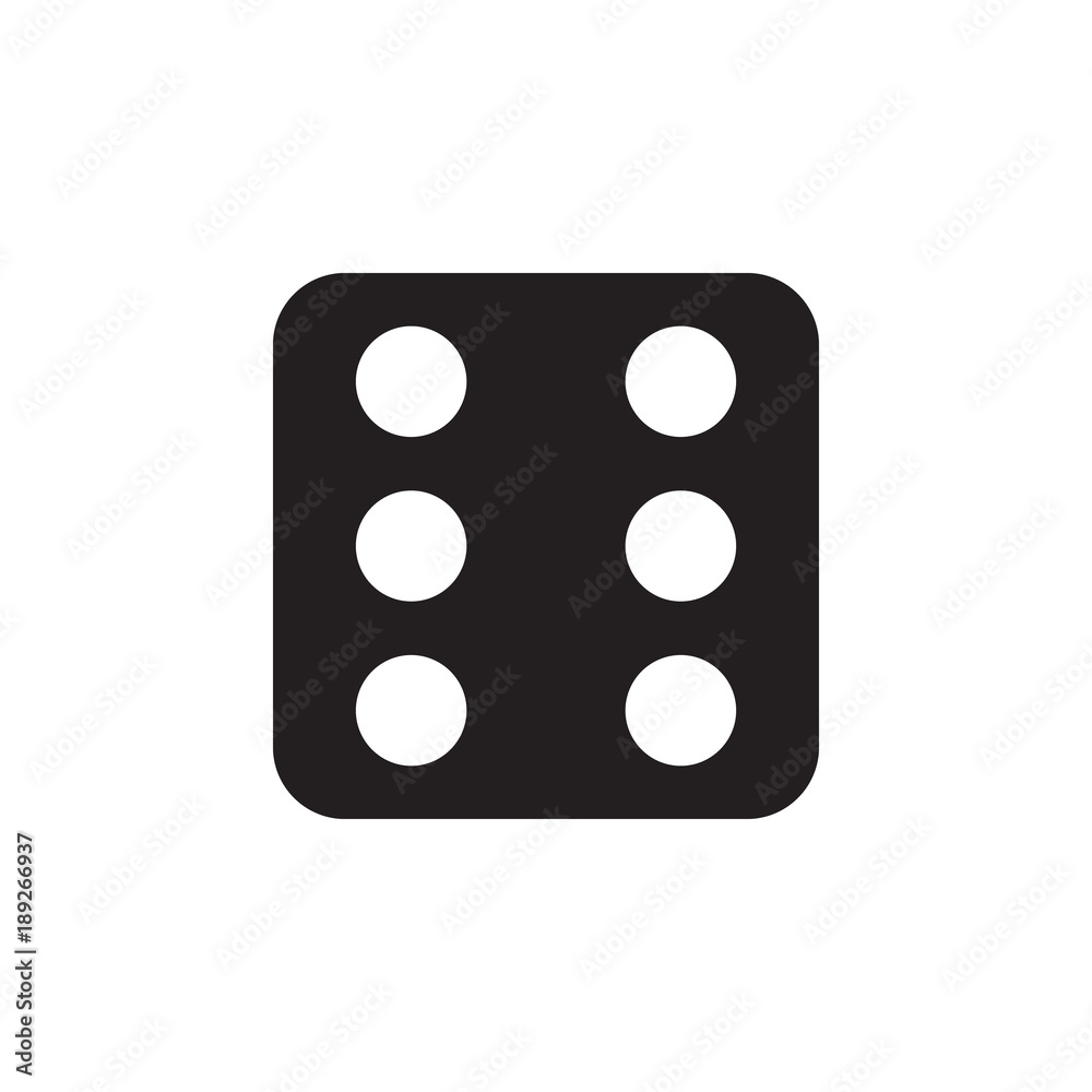 six in playing dungeons icon. Element of gambling for mobile concept and web apps. Thin vector icon for website design and development, app development. Premium icon six in playing dungeons icon. Element of gambling for mobile concept and web apps. Thin vector icon for website design and development, app development. Premium icon