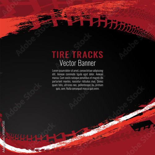 Automotive Tire Background 