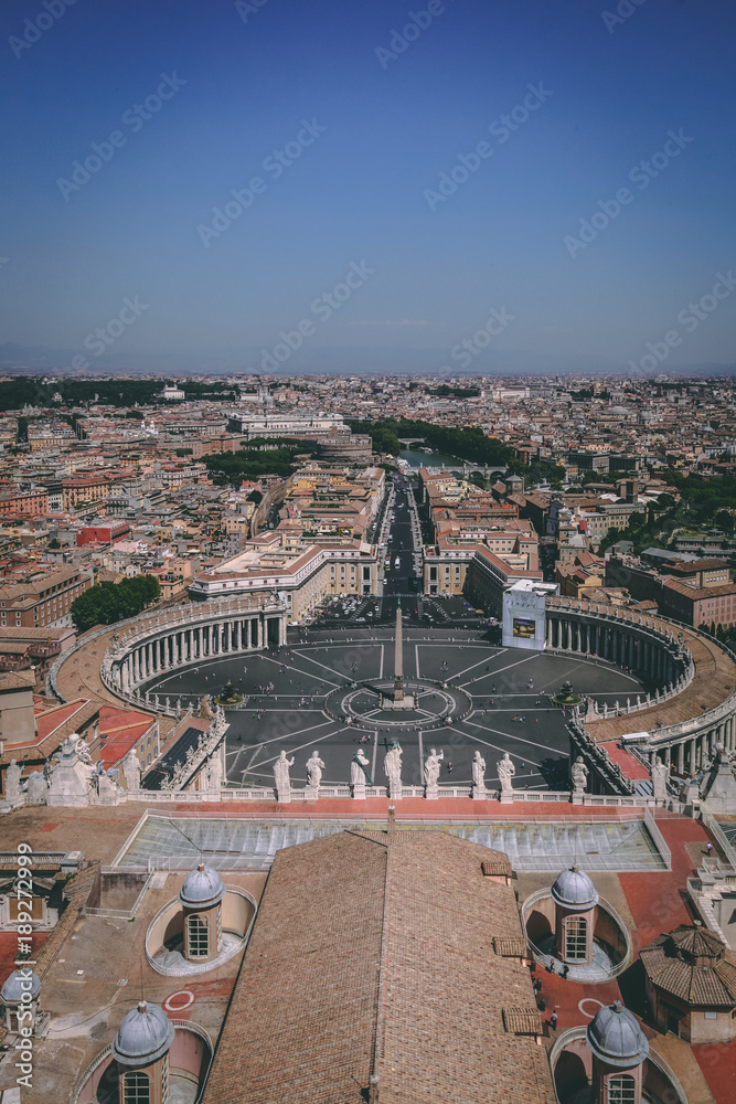 St. Peter's Square from St. Peter's Basilica