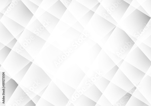 Abstract geometric background modern design Gray and White color, Vector illustration with copy space