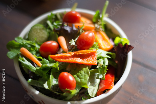 colorful salad mix