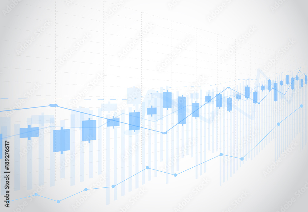 Business candle stick graph chart of stock market investment trading on dark background design. Bullish point, Trend of graph. Vector illustration Business candle stick graph chart of stock market investment trading on dark background design. Bullish point, Trend of graph. Vector illustration