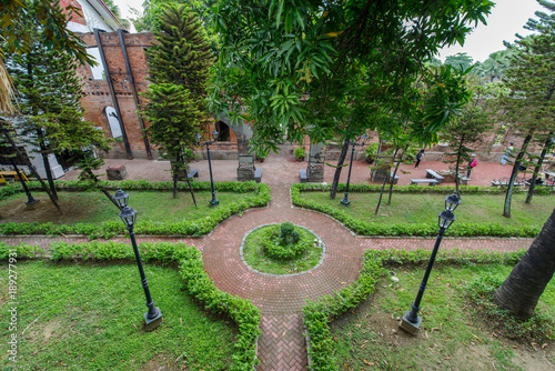 Jan 21,2018 The garden from the castle at Fort Santiago , Intramuros