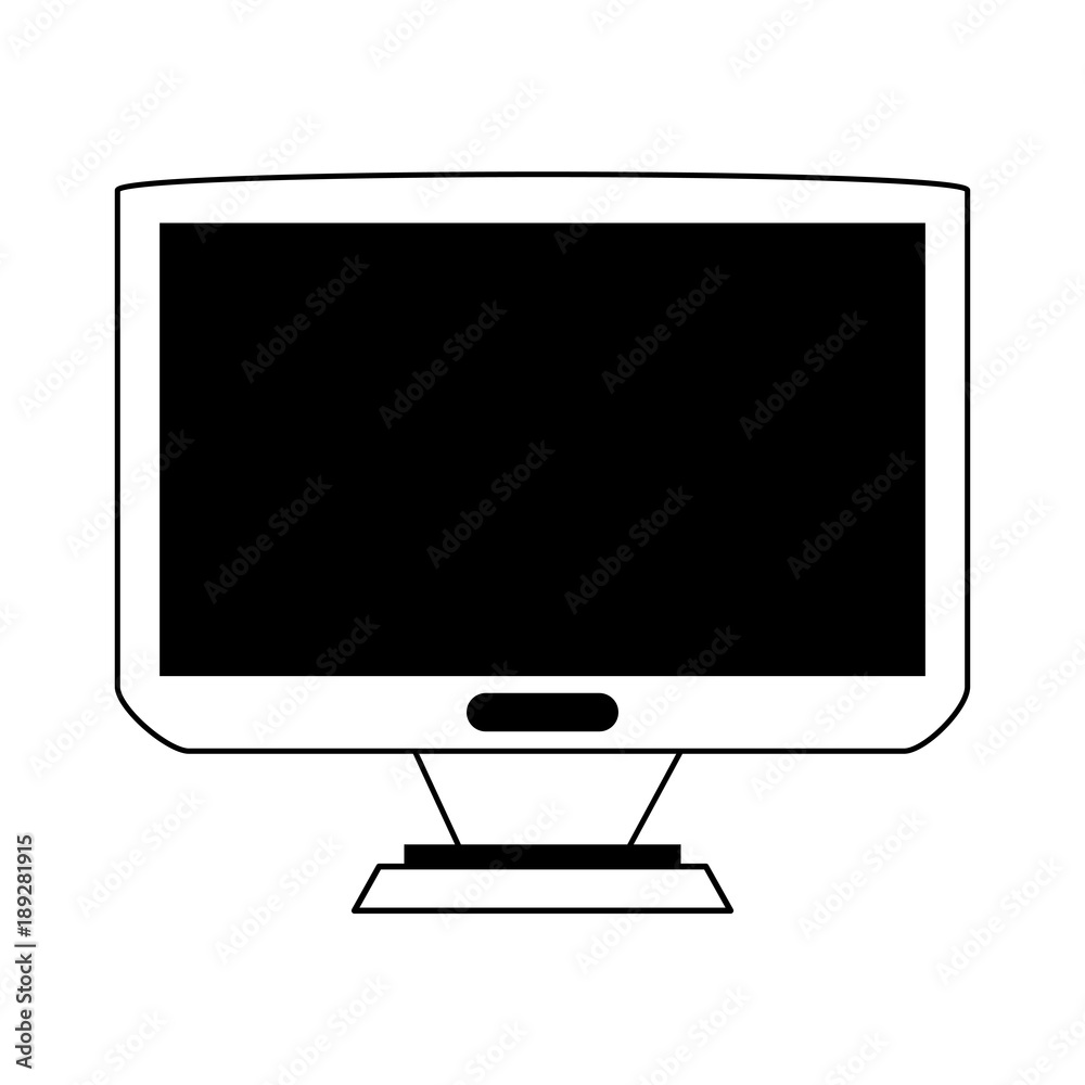 Pc screen monitor icon vector illustration graphic design Pc screen monitor icon vector illustration graphic design