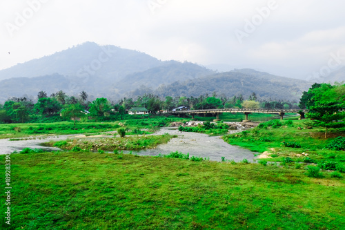 Fotografija Landscape View at Kiriwong Village , Nakhon Si Thammarat , Thailand