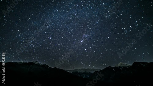 南アルプス星空Timelapse