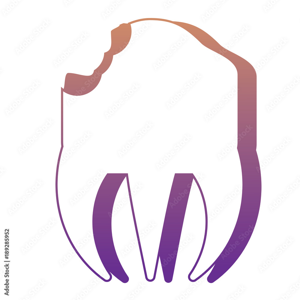 broken molar icon 