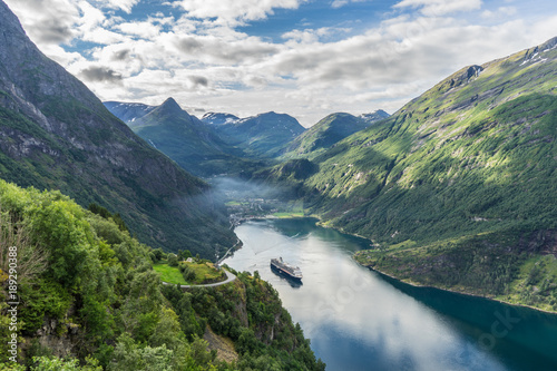 Norway, Geiranger landscape