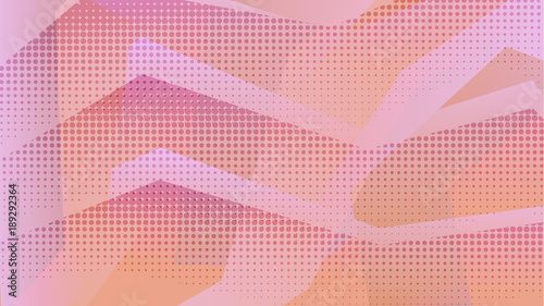 Abstract warm orange and pink background with zig zag elements. Light color gradient zigzag rectangular shapes texture for software design  web  apps wallpaper  presentation
