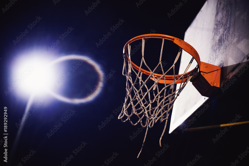 Fototapeta Details of basketball hoop