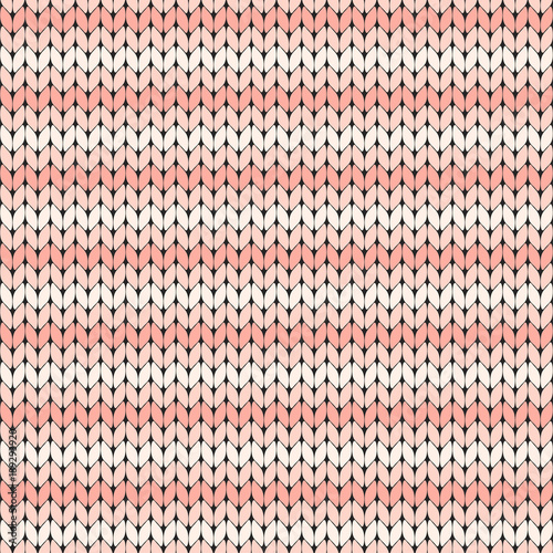 pink striped knitted seamless pattern