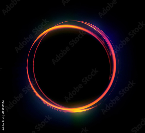 Abstract background. luminous swirling. Elegant glowing circle. Big data cloud. Light ring..Sparking particle. Space tunnel. Colorful ellipse. Glint sphere. Bright border. Magic portal. Energy ball. .