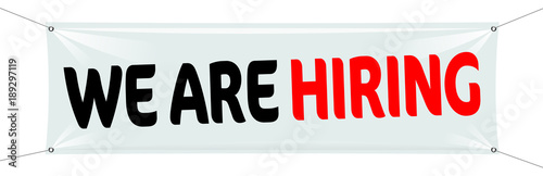 We are hiring