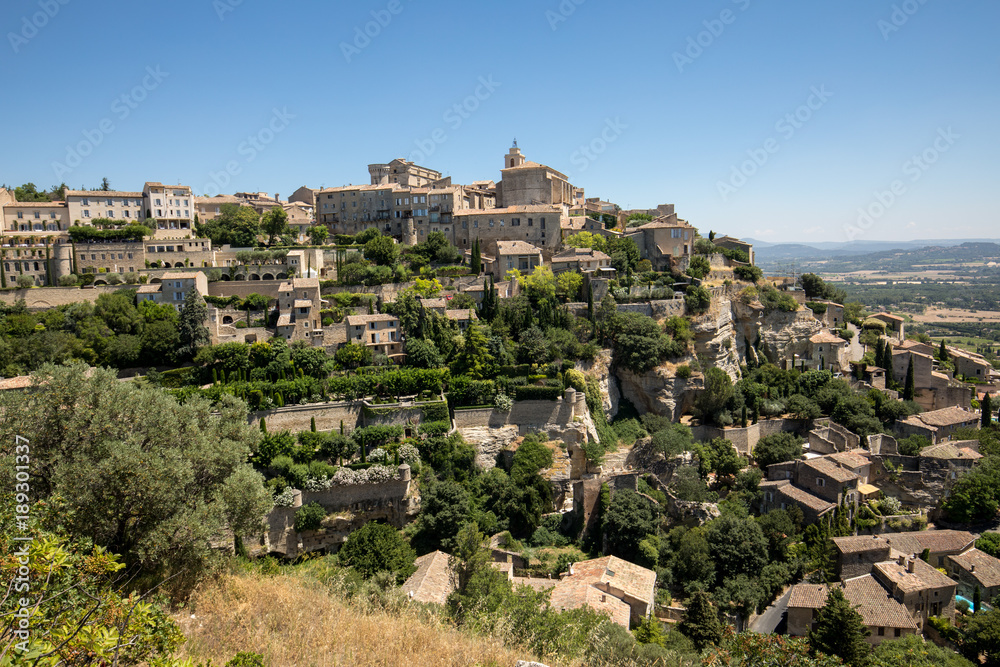 Medieval hilltop town of Gordes. Provence. France.