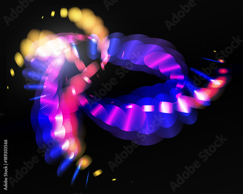 Abstract background composed of simple elements