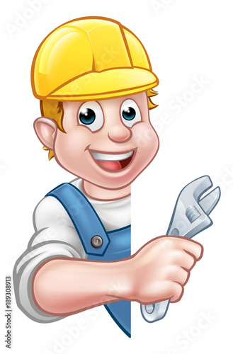 Plumber Cartoon Character