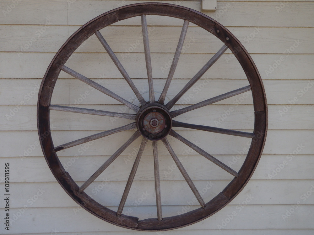 Wheel from a horse and cart