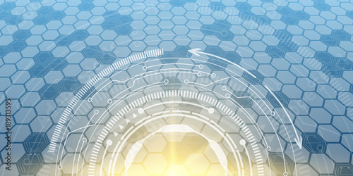
Technology background concept abstract blue, technology, vector graphics