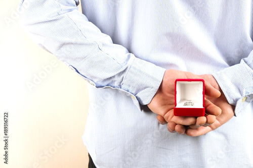 Canvas Print Engagement / marriage / wedding proposal scene