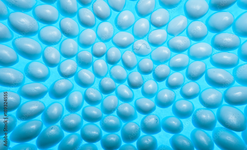 Background of bubbles on blue color Background of bubbles on blue color