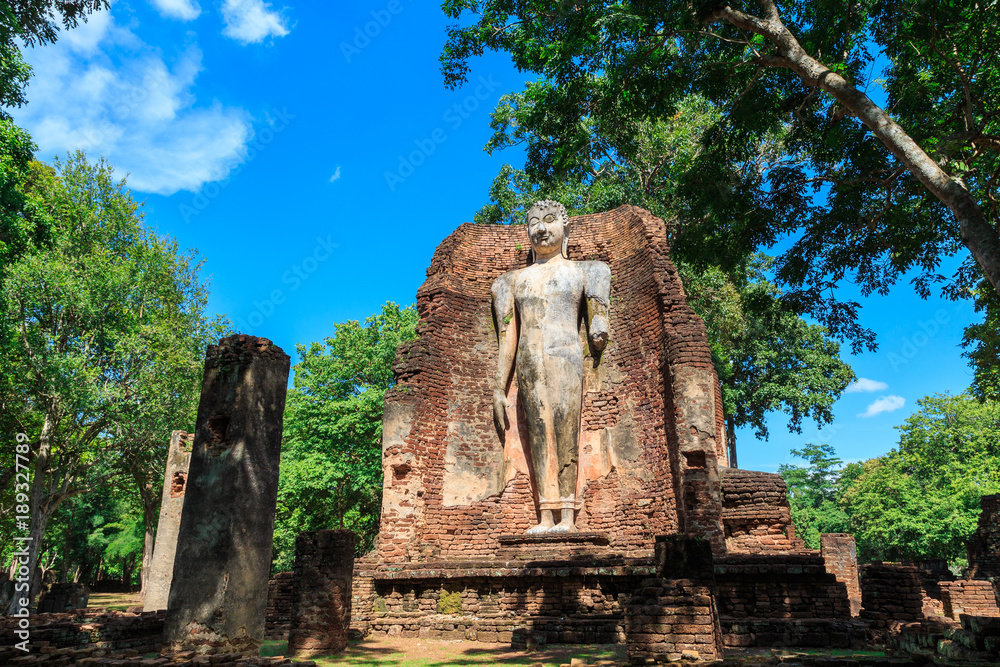Wat Phra Si Iriyabot (Temple of the four performances) in the Kamphaeng Phet Historical Park is an archeological site in Kamphaeng Phet, Thailand.