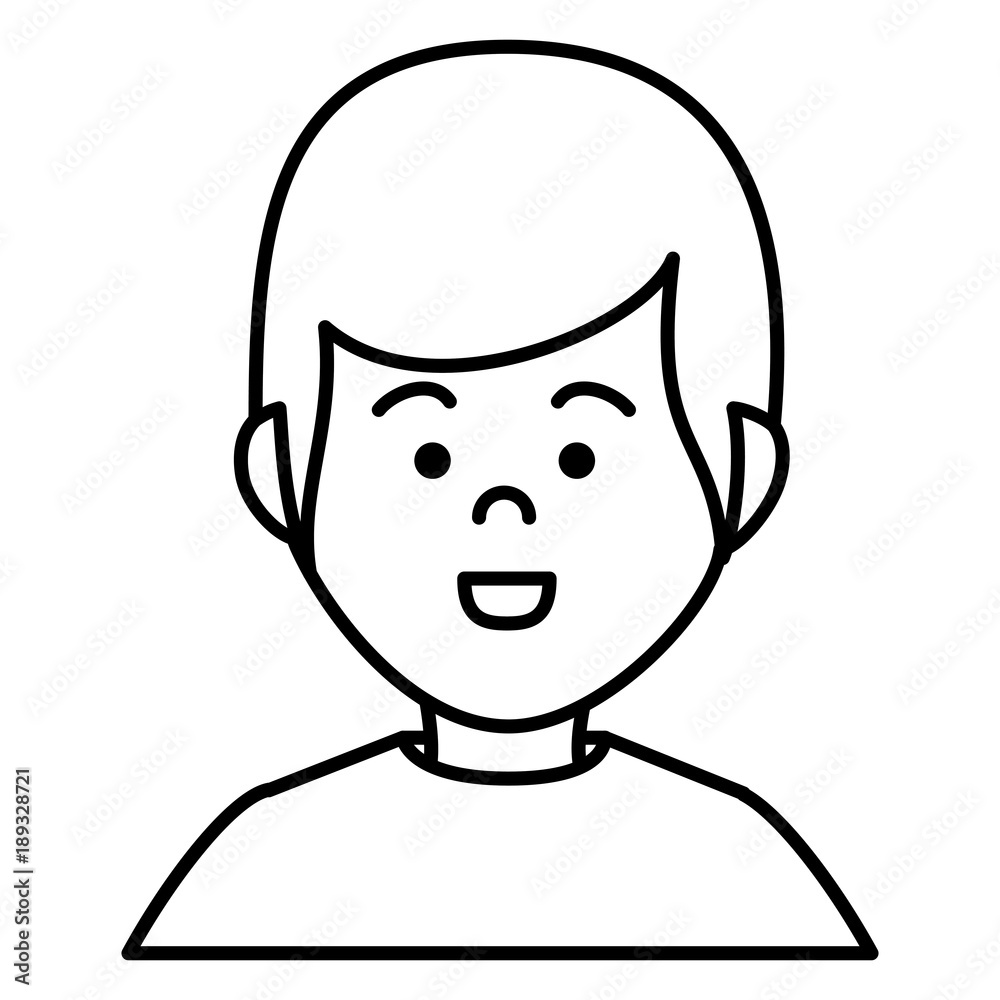 young man avatar character vector illustration design young man avatar character vector illustration design