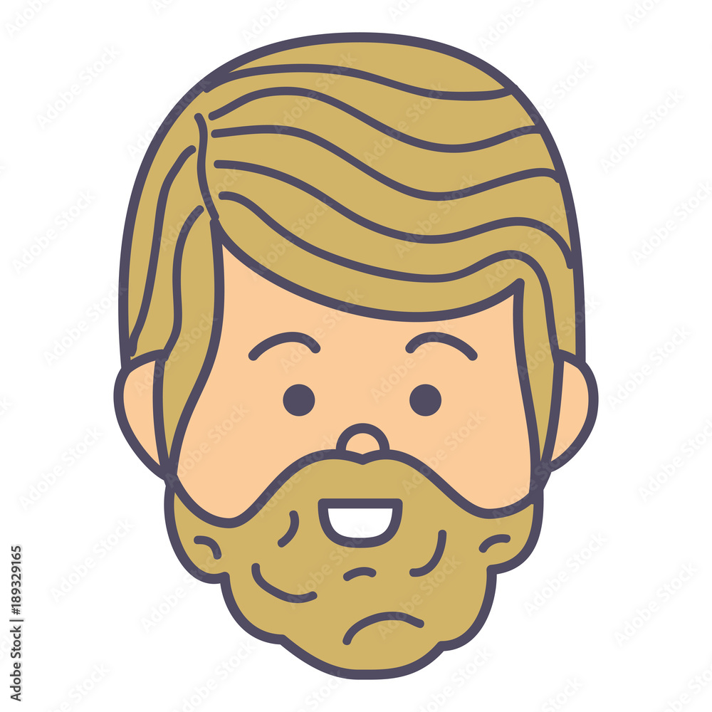 young man head avatar character vector illustration design young man head avatar character vector illustration design