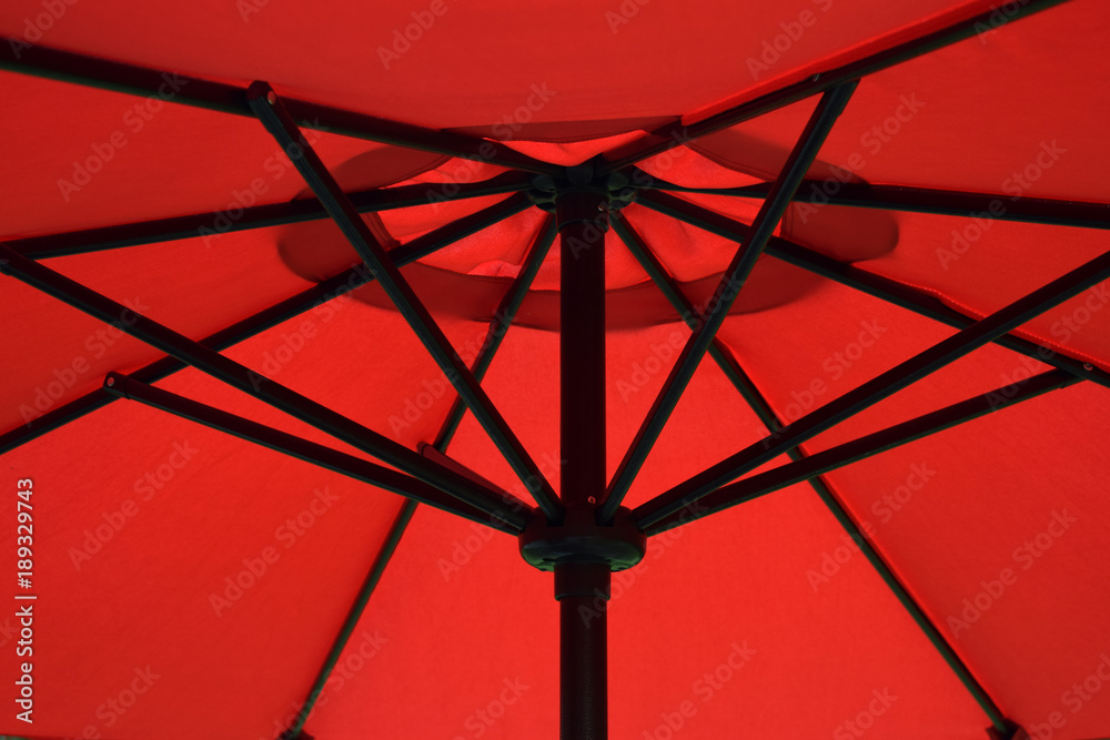 Red Umbrella Sun Sdade Summer Picnic Abstract Background