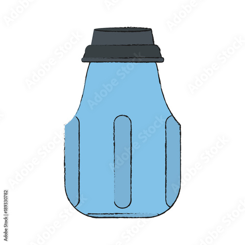 Salt bottle isolated icon vector illustration graphic design