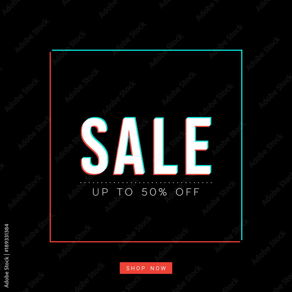 Abstract glitch sale background. Vector illustration Abstract glitch sale background. Vector illustration