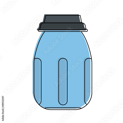 Salt bottle isolated icon vector illustration graphic design